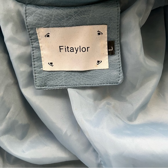 Fitaylor Vegan Leather Motorcycle Jacket - Picture 2 of 8